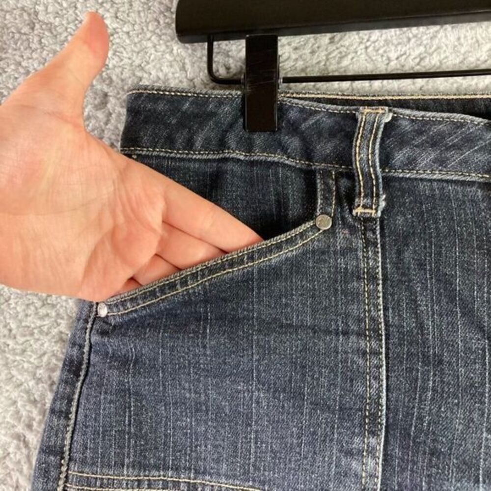 Fashion Bug Jeans Blue Size 5 Denim Bootcut Boot Cut Womens Stretch Mid Rise - Picture 10 of 12